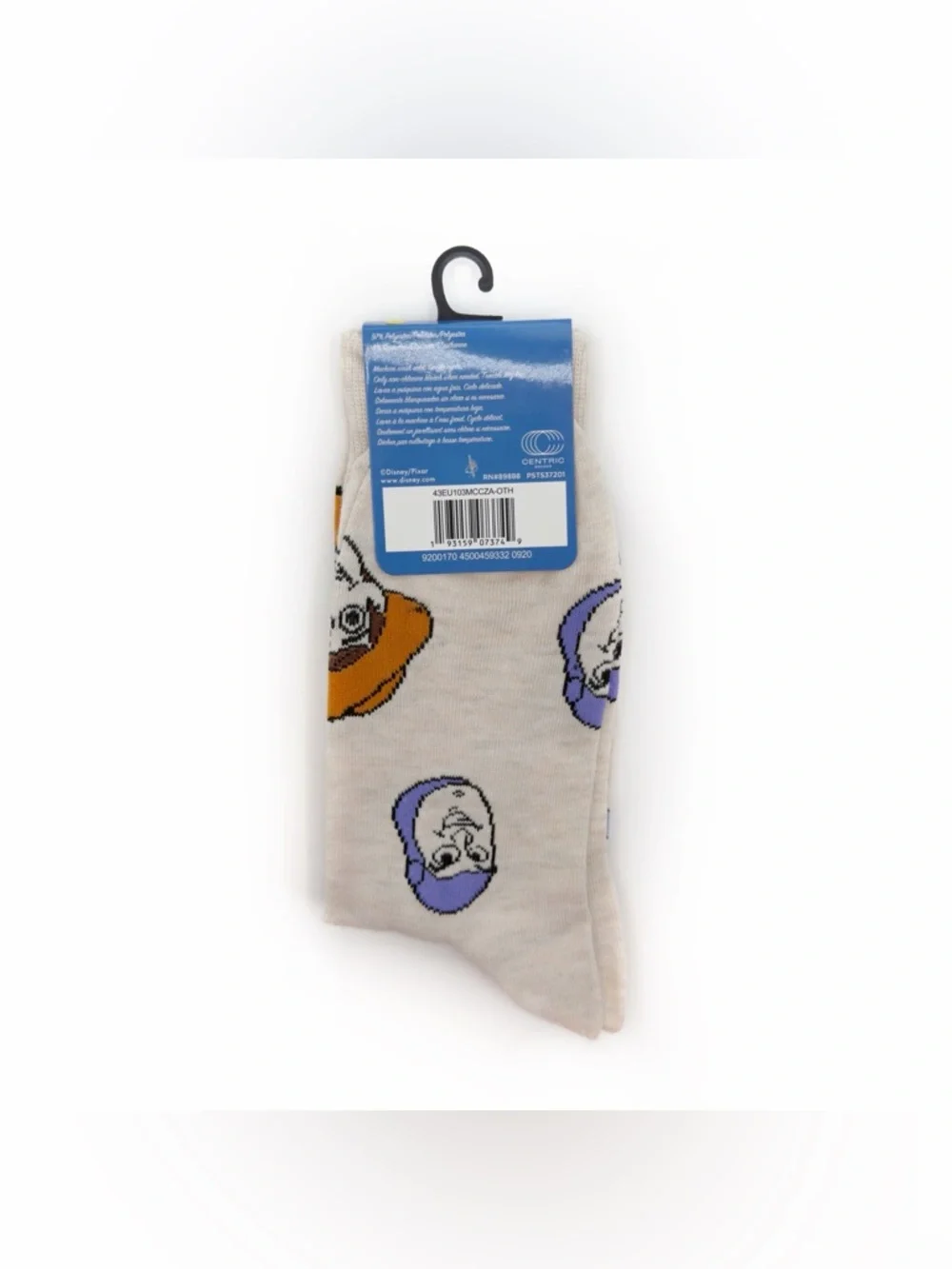 New Disney Pixar Toy Story Crew Socks Mens Womens Buzz Lightyear Woody Fun Gift